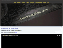 Tablet Screenshot of markusgolec.com